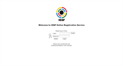 Desktop Screenshot of entry.issf-sports.info